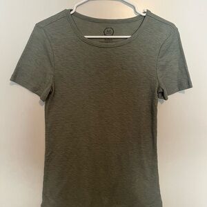 Maurices Green Fitted Short Sleeve Tee